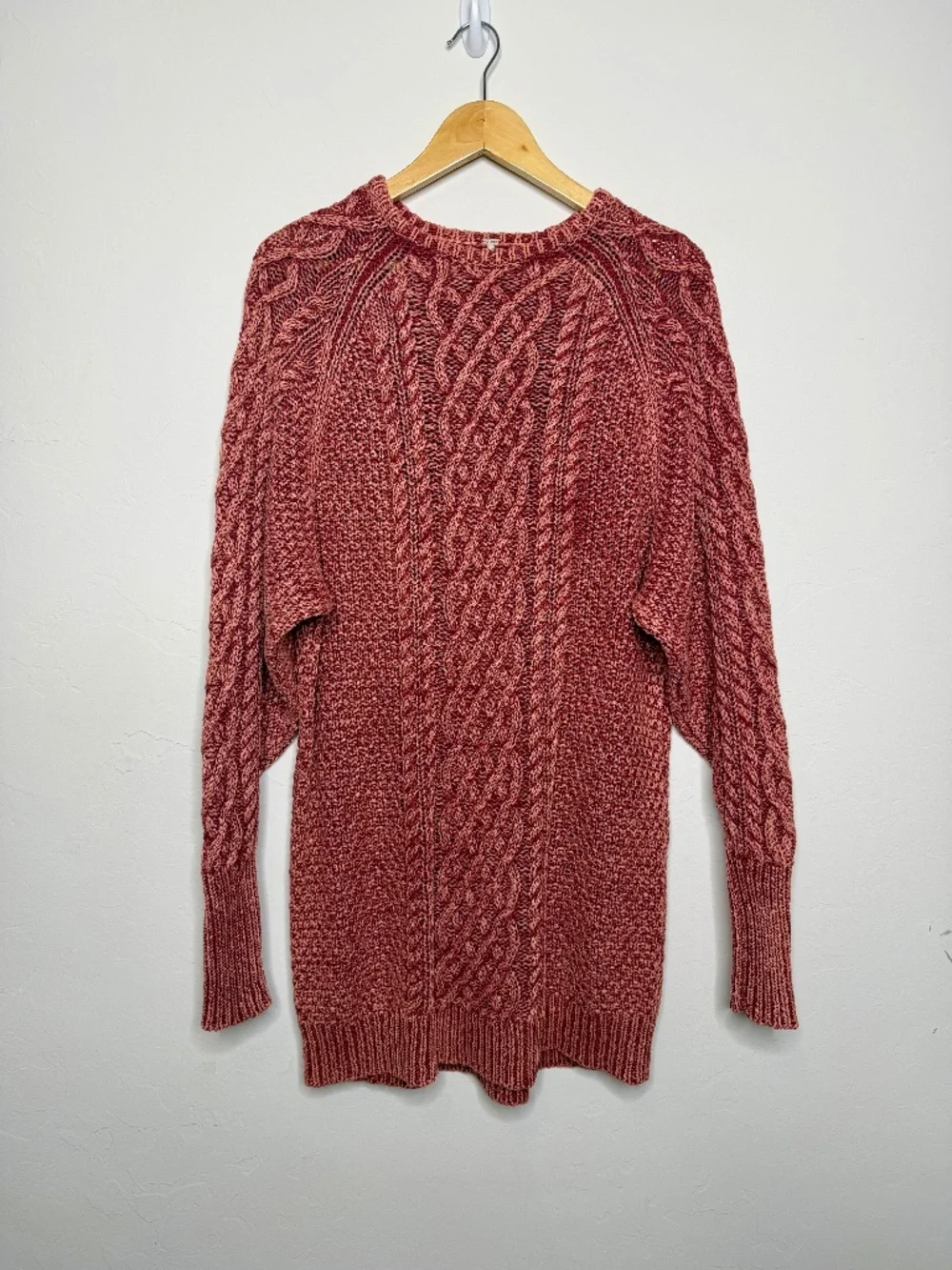 Free People On a Boat Sweater Dress Cable Knit Bohemian